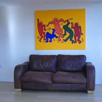 Keith Haring painting by mr.aspie