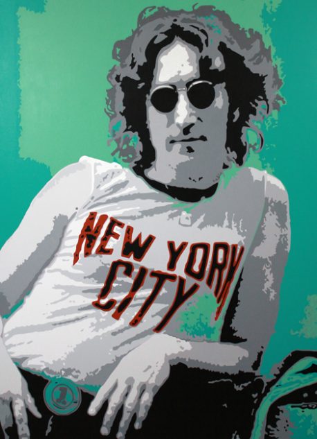 John Lennon painting by mr.aspie