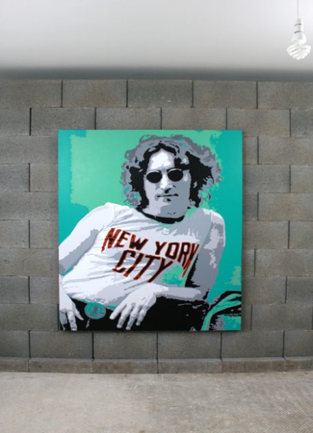 John Lennon painting by mr.aspie