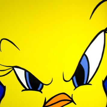 Tweety painting by mr.aspie